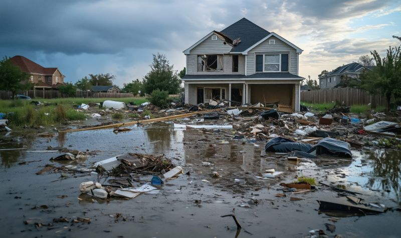 Flood Damage Cleanup detail