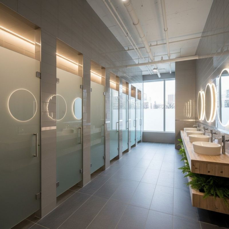 Office Restroom Renovation in Denver County, CO
