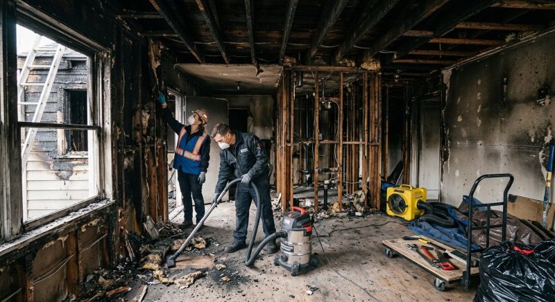 Residential Fire Restoration in Gilbert, AZ