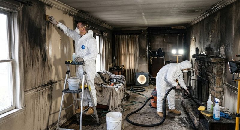 Soot Damage Restoration in Gilbert, AZ
